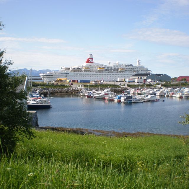 Cruiseskip i havn